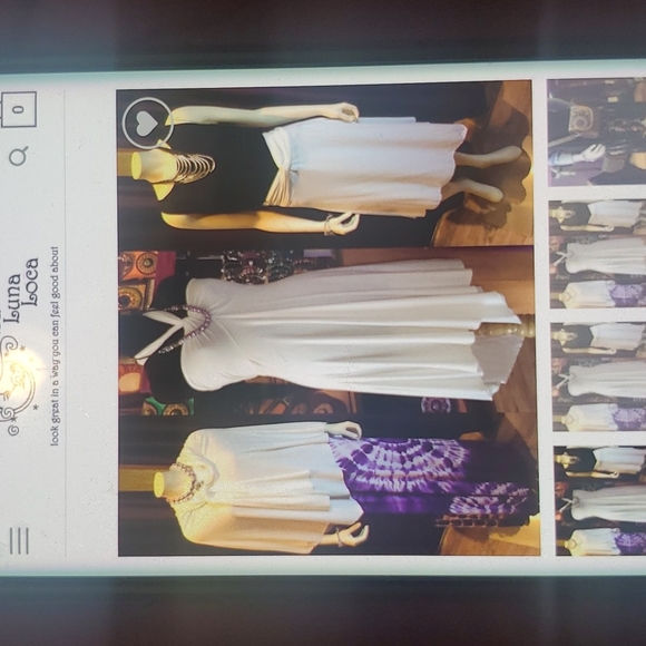 La Luna Loca 2 in 1 Halter Dress Berry tye dye womens size 1 - Picture 5 of 8